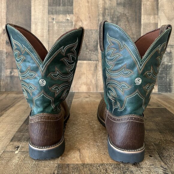 Justin GS9070 George Strait Waterproof Western Cowboy Boots Mens 10 EE - Picture 5 of 12